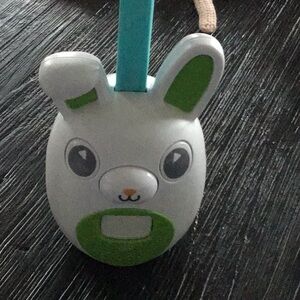 On the go story pal White and Green Bunny Toy  Accessory. can record your voice